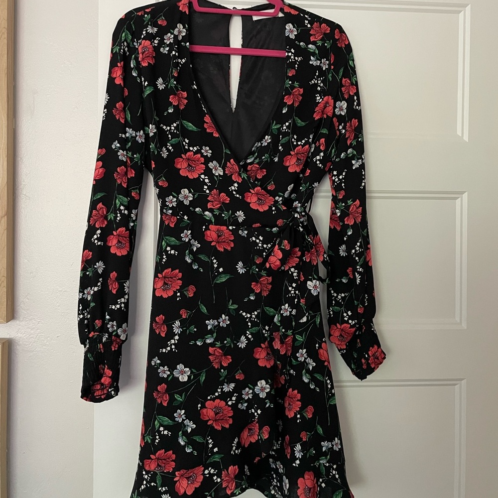 Lush Floral Wrap Dress from Nordstrom